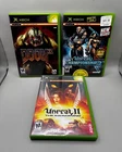 XBOX Doom 3, Unreal II, Unreal Championship 2 - Three Game Vintage Bundle SALE