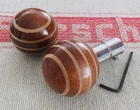 Porsche 917-908 Style Mahogany Wood Shift Knobs Porsche 911, 964, 993, 981, 991