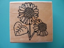 Sunflower Blossoms PRINTWORKS Rubber Stamp