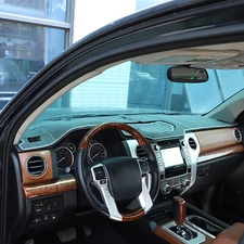 Grey Car Dashboard Sun Protection Pad For Toyota Tundra 2014-2021 Instrument Mat