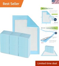 Disposable Standard Underpads Incontinence Bed Pads, 17 x24 Case of 300, Lt....