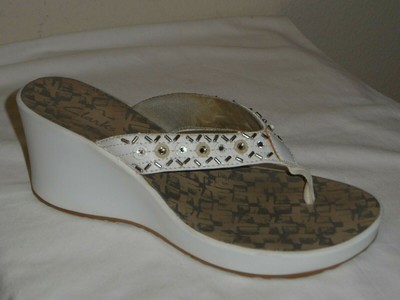 fancy wedge flip flops