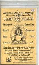 Weyland Smith and Company Giant Fun Catalog RPG Sourcebook MINT