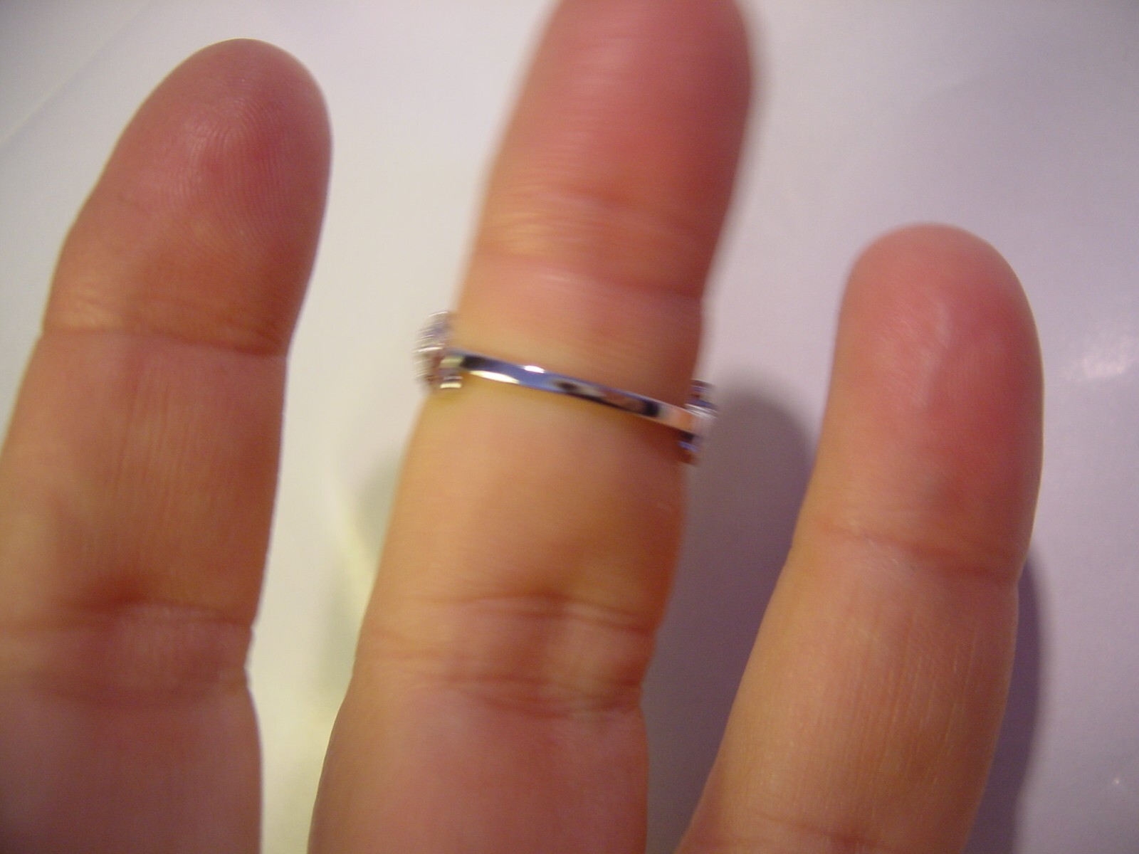 Stunning Solid Silver Ring-Superb design-sparklin… - image 7