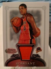 2006-07 Bowman Sterling Patch Patrick O'Bryant Golden State Warriors #66 RC