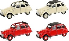 CITROEN 2CV mit Schiebedach "Ente" Modellauto Modell Auto Spielzeugauto 4Var 62