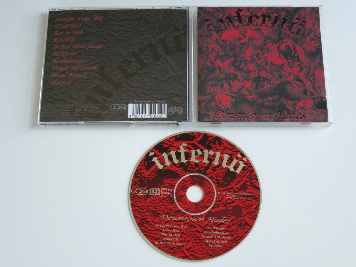 INFERNÖ Downtown Hades CD 1997 RARE OOP THRASH ORIGINAL 1st