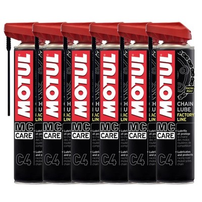 MOTUL C4 Ketten Spray Chain Lube Factory Line 6 Stück