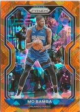 2020-21 Panini Prizm Mo Bamba #171 Orange Prizm SP Orlando Magic