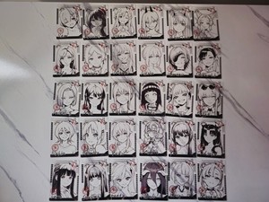 Genki Parade 2 - Anime Waifu R Transparent Trading Card - Pick Your Waifu Card!