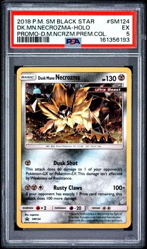 Dusk Mane Necrozma graded PSA 5 for sale on eBay