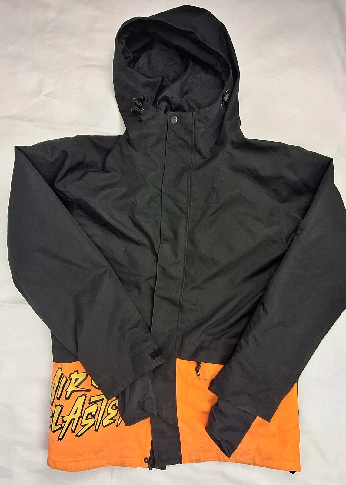 Airblaster Javier Jacket Mens M Orange Freedom Collection Hooded Snowboard Ski