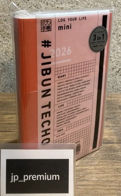 Kokuyo Jibun Techo First Kit 2026 mini B6 Slim Red notebook Planner
