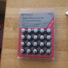 Wheel Locks Kit 20 Pcs Security Nut Key..white Knight Model 773807