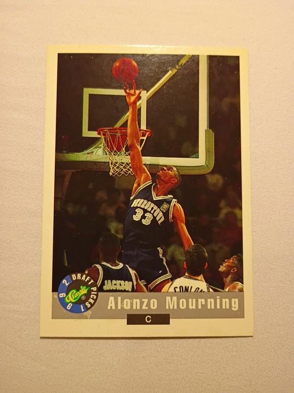 1992 Classic Draft Picks - Alonzo Mourning #60 (RC)