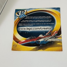 Lego Creator 4953 Fast Flyers 96% Complete W/Manuals, See Inventory