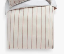 John Lewis Lanark Cotton/Linen Blend Super King Duvet Cover {Damaged Stitching}