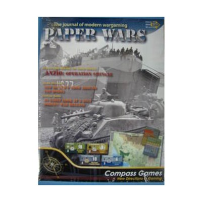 Compass Paper Wars #77 w/Anzio - Operation Shingle Mag VG+