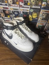 nike air force 1 utility white black magasszárú