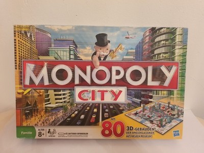Monopoly City - elektronischer Makler - 80 3D Gebäude - Parker Hasbro 2008 - top