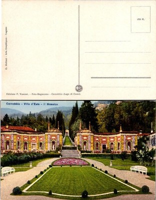 Cernobbio Villa dEste Il Mosaico Postcard Italy Villa dEste Cernobbio Unposted
