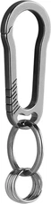 Titanium Key Chain, Carabiner Keychain Clip for Keys, Heavy Duty Car Key Chains 