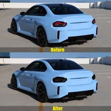 Smoked Tail Light Cover Blackout Lens Fits BMW 2 Series G42 M240i M2 G87 2022-25