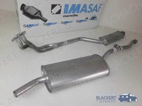 Imasaf Auspuffanalge Komplett für BMW 3Er E30 318I + Touring Ohne Kat 1987-1991