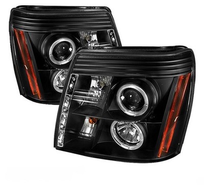 Cadillac Escalade 2002 - 2006 Projector Scheinwerfer Angeleyes Schwarz 02 EXT 2