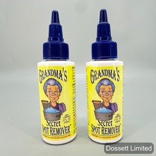 2-Grandma's Secret Spot Remover 2 fl oz Laundry Stain Pretreater Fabric Made USA