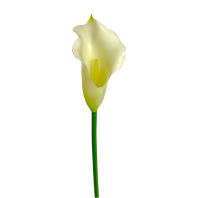 Kunstblume, CALLA 36cm. Künstliche Cala Kalla. Kunstblume Drachenwurz creme weiß