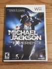 Michael Jackson The Experience Dance Game Nintendo Wii With Instructions