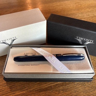 Visconti Rembrandt Blue Fountain Pen With Fine SS Nib
