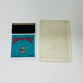 Drop Off TurboGrafx-16 Video Game HuCARD Only NEC Arcade Paddle Action Tested