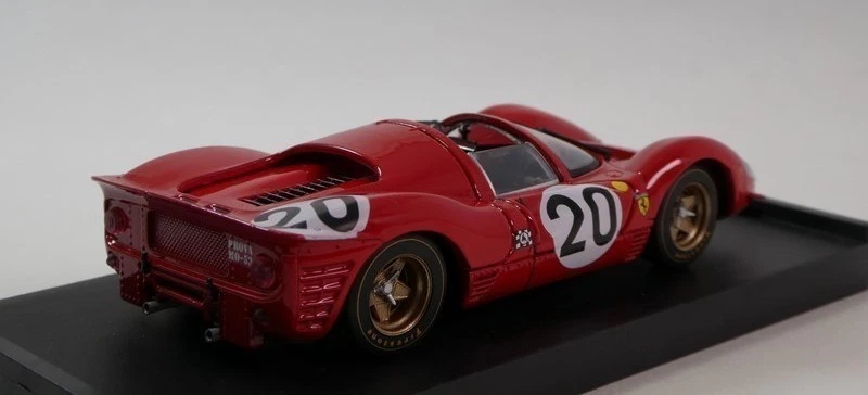 Brumm Ferrari 330 P4 #20 Amon Vaccarella 24h Le Mans 1967 1/43 R160UP25 - Immagine 3 di 3