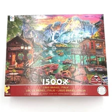 Ceaco 1500 Piece Jigsaw Puzzle Cities Lake Braies Italy by David MacLean Travel