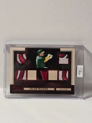 2025 Three and Two Jacob Wilson Full Count Swatches #7/7 Bookend