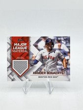 2022 Topps Update Xander Bogaerts #MLM-XB Major League Material Relics Red Sox