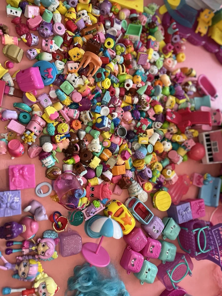 Shopkins Figuras Comida Muñecas Muebles Pequeños Lugares Felices Enorme Lote de 400+ Foto 3 de 4