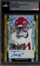 2022 Leaf Flash Traeshon Holden Kaleidoscope Gold #1/1
