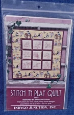 Stitch n' Play IJ567 Indygo Junction Block Embroidery Quilt Wall Hanging Pattern