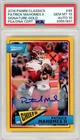 2018 Panini Classics Patrick Mahomes II #49 Signature Gold Autograph /10 PSA 10