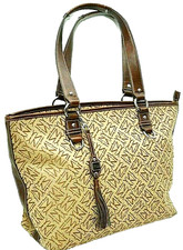 Jones New York Tote bag purse brown Designer Tote Shoulder bag