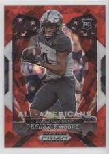 2021 Panini Prizm Draft Picks All-American Red Ice Prizm Rondale Moore #187 7l6