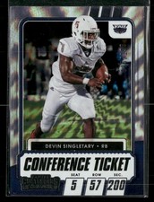 2021 Panini Contenders Draft Picks #68 Devin Singletary Conference Ticket #/199