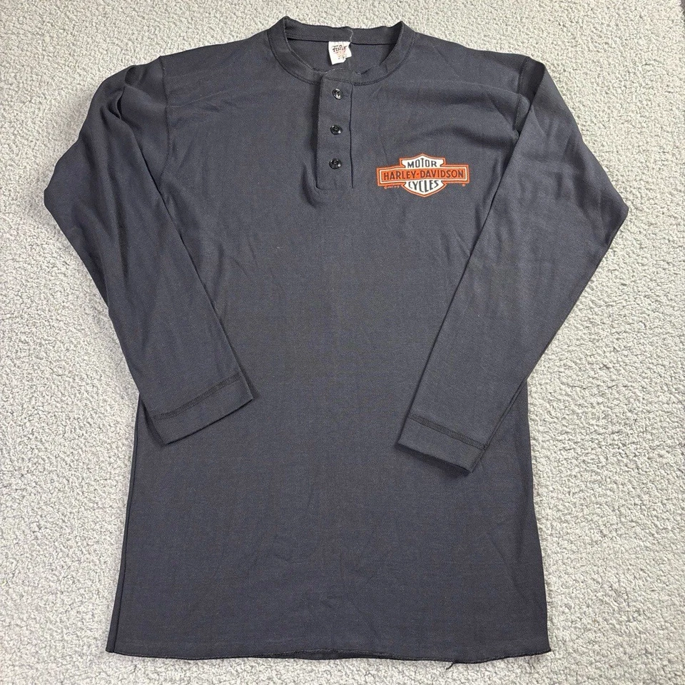 VTG 1983 Harley Davidson Deadstock Denver Freedom Eagle Old Timer XL Shirt NOS - Image 3 of 4