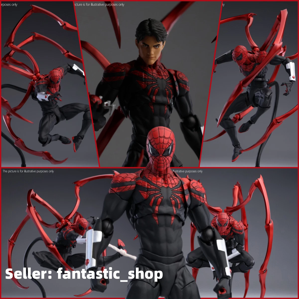 In Stock MESS TOYS Superior Spider Man Peter Parker Doctor Octopus Action Figure