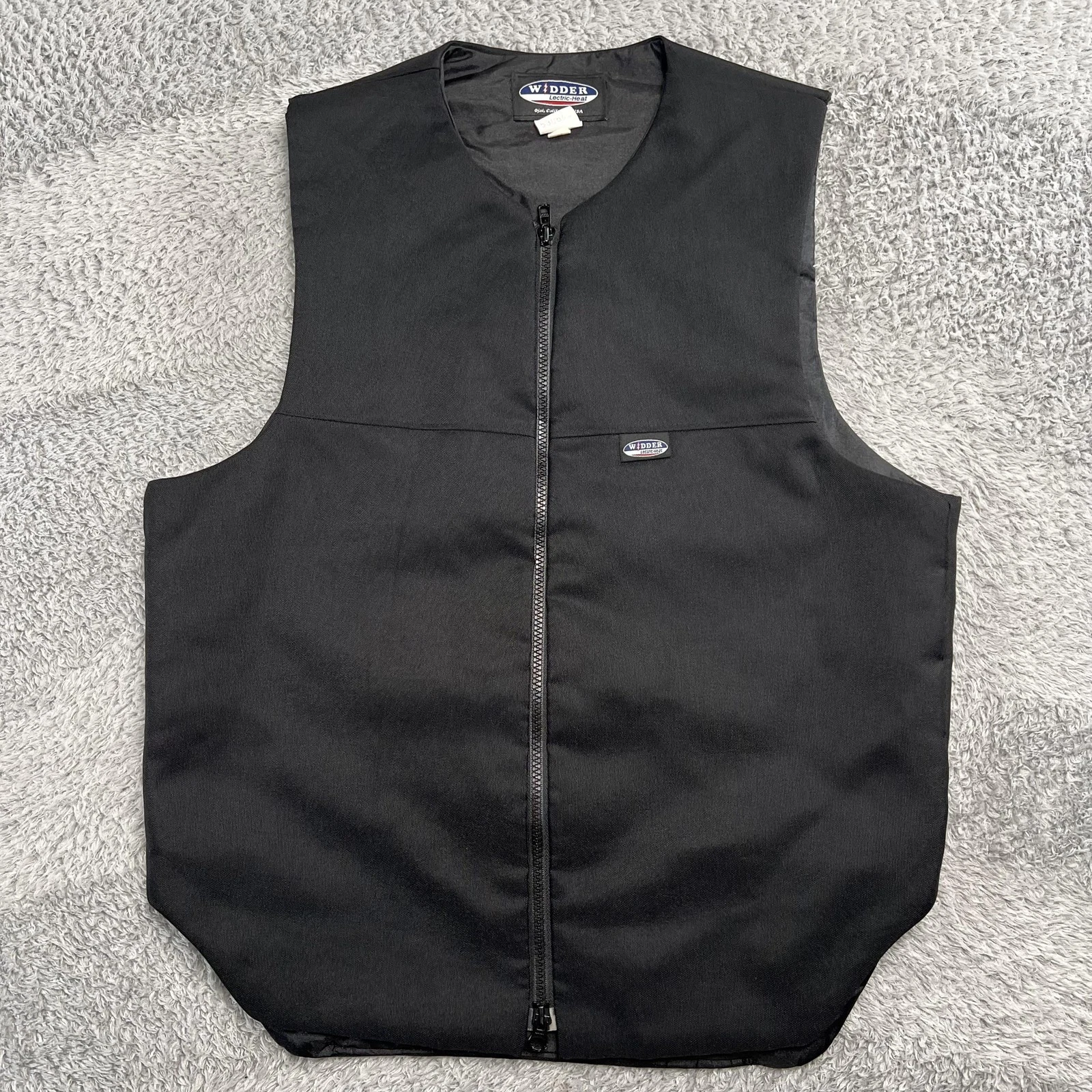 Widder Lectric-Heat Vest Mens 44 Black 12V Heated Motorcycle Made USA Riding