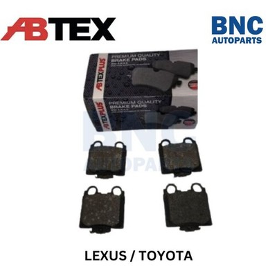 Abtex Rear Brake Pads fits Lexus SC 4.3 2001-2010