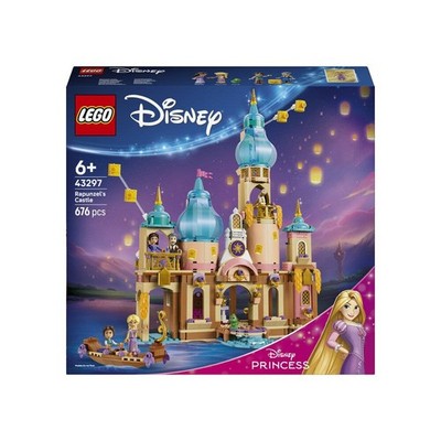 LEGO Disney 43297 Rapunzel's Castle Princess Building Set 